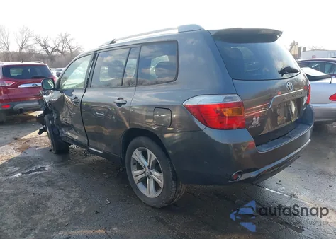 2010 Toyota Highlander Sport V6 z USA, uszkodzony, nr VIN 5TDEK3EH6AS001295